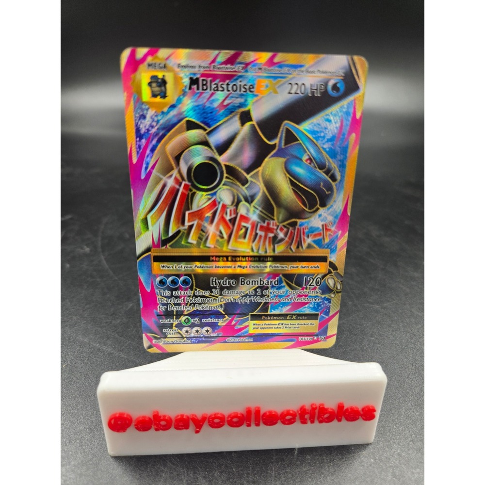 Pokemon M Blastoise EX 102/108 XY Evolutions Mega Ultra Rare Holo Card LP